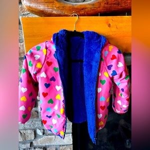 Girls reversible ski jacket